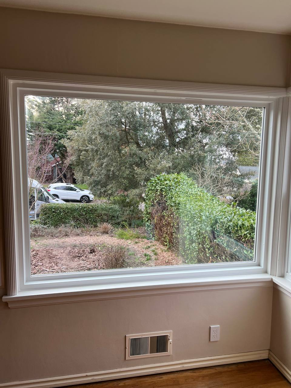 Large picture window interior